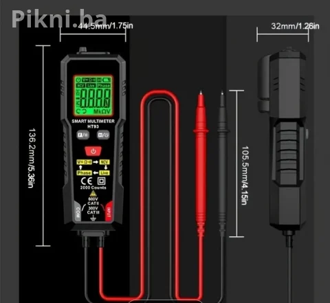 Smart Digitalni Multimetar HT93 - NOVO - Automatski 7