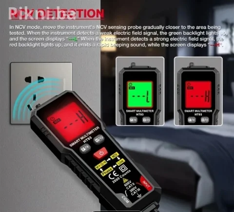 Smart Digitalni Multimetar HT93 - NOVO - Automatski 5