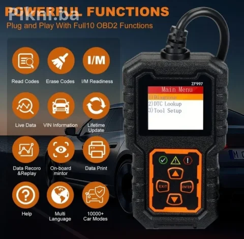 PROFESIONALNI OBD2 Dijagnostički Skener ZF997 - Dijagnostika auta 4