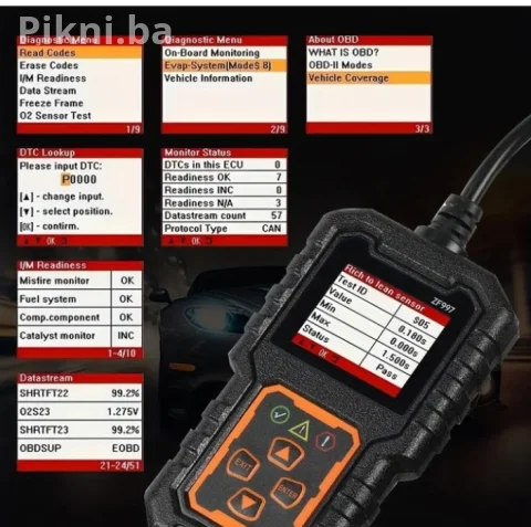 PROFESIONALNI OBD2 Dijagnostički Skener ZF997 - Dijagnostika auta 3