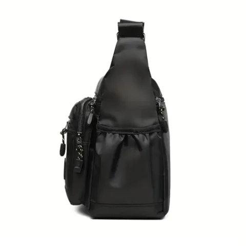Unisex Crossbody Torba / Ruksak na jedno rame - NOVO - Crna 4