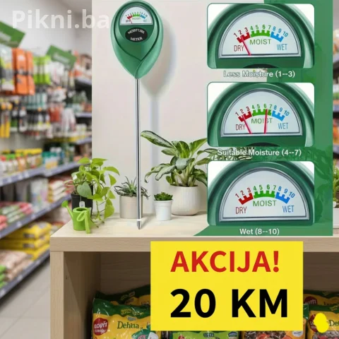 PROFESIONALNI MJERAČ VLAGE ZA BILJKE / VAŠA BAŠTA ĆE VAM BITI ZAH