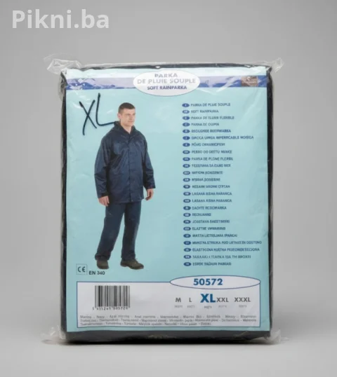 NOVO - BRZA PRODAJA! LAGANA SKLOPIVA KIŠNA KABANICA (PARKA) 6