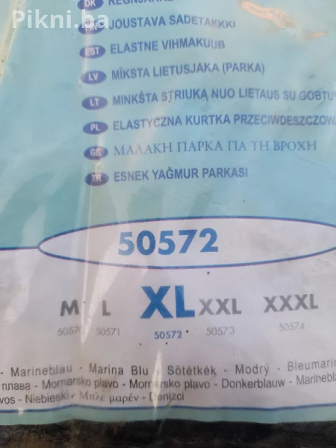 NOVO - BRZA PRODAJA! LAGANA SKLOPIVA KIŠNA KABANICA (PARKA) 5