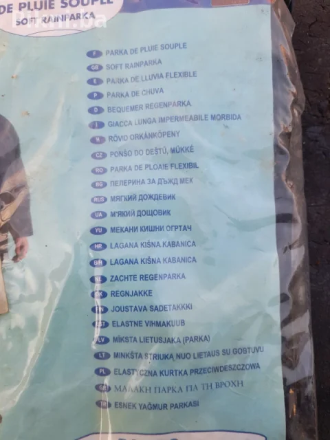 NOVO - BRZA PRODAJA! LAGANA SKLOPIVA KIŠNA KABANICA (PARKA) 4