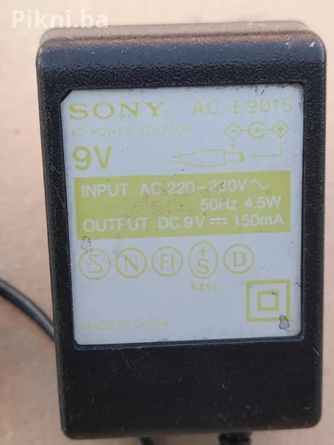 ORIGINALNI SONY AC ADAPTER AC-E9015 9V 150mA PUNJAČ 5