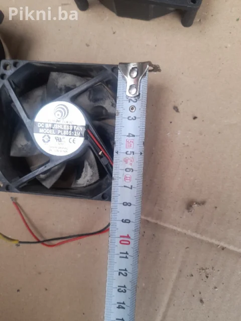 Ventilator turbina 12v coler hladnjak cooleri 8x8cm 3