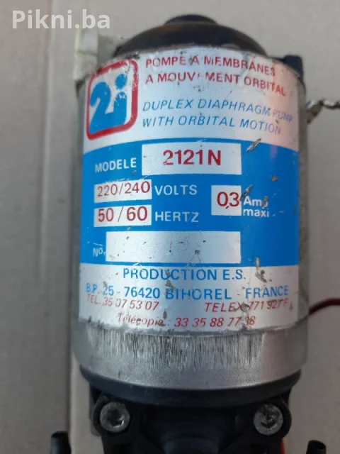 Membranska pumpa za vodu 2i 2121N 220v pumpa 6