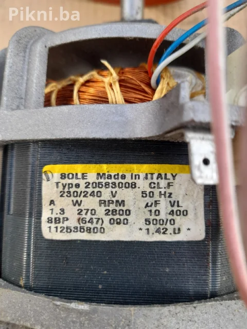 Ventilator turbina 220v susilica veša elektro motor elektromotori