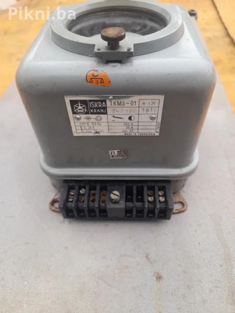 Uklopni sat Iskra TKM3-01 strujomjer mjerac elektricno brojilo 6