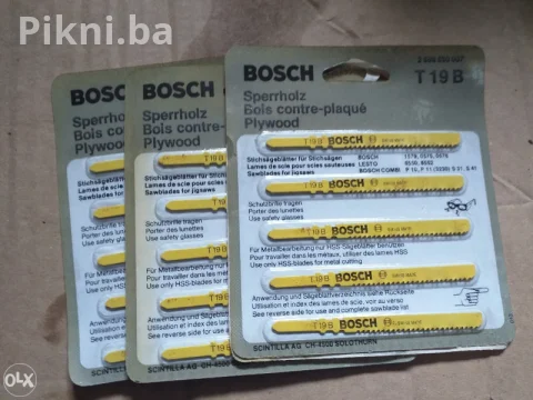 Listici ubodna pila lisiciji rep BOSCH T19B 5 komada