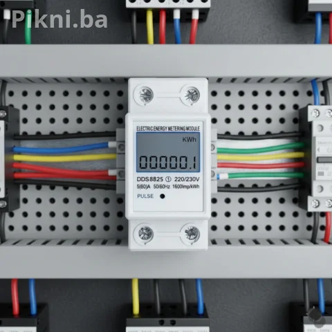 NOVO! Digitalni Jednofazni Elektromjer 60A (Brojilo) - Strujomjer