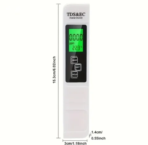 NOVO! 3-u-1 Digitalni TDS/EC Mjerač Kvalitete Vode (Termometar 7