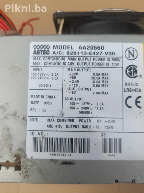 Napojna jedinica 200w računar kompjuter 6