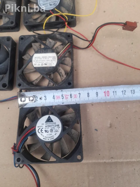 Ventilator turbina 12v coler hladnjak cooleri 7x7cm 4