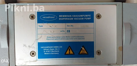 BRZA PRODAJA! PROVACUUBRAND MZ 2C DIJAFRAGMSKA VAKUUM PUMPA ! 9