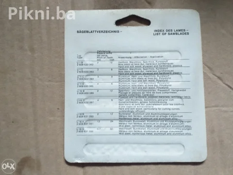 NOVO! LESTO U 18 A 5 kom Listovi za ubodnu pilu - METAL/ALUMINIJU
