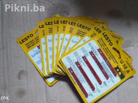 NOVO! LESTO U 18 A 5 kom Listovi za ubodnu pilu - METAL/ALUMINIJU