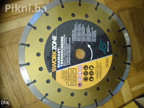 PAKET: 2x Ploče 230mm! RADNA ZONA NOVA Dijamantska + Obična za Kam 5