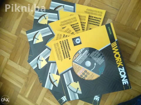 PAKET: 2x Ploče 230mm! RADNA ZONA NOVA Dijamantska + Obična za Kam