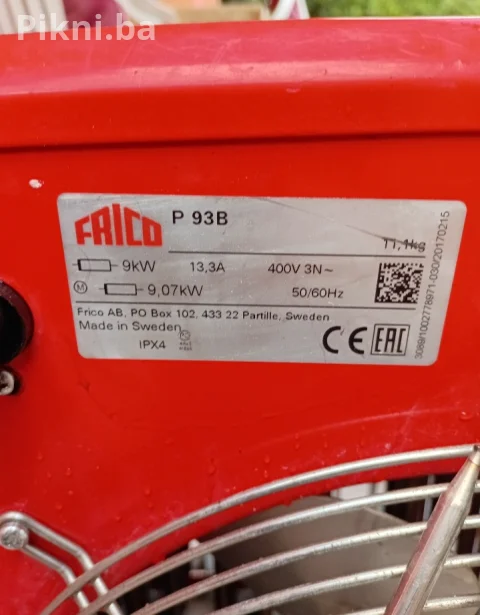🔴 Frico Tiger P 93B – Profesionalna industrijska grijalica (9 kW) 🔴 5