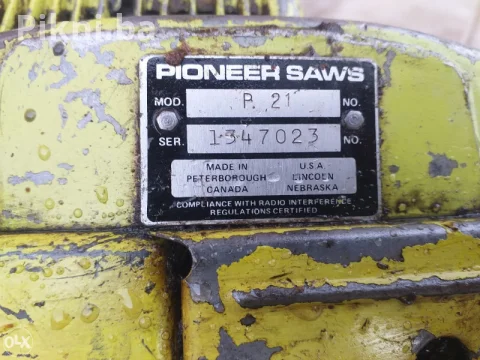 HITNO! PIONEER P.21 Motorna Pila (Old School, Made in USA) - Povo 5