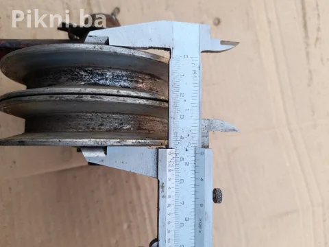 Spaner remenica dupla Alumini 118x46 elektro motor elektromotori 3
