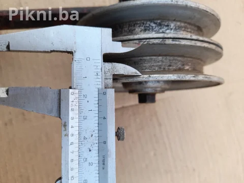 Spaner remenica dupla Alumini 118x46 elektro motor elektromotori