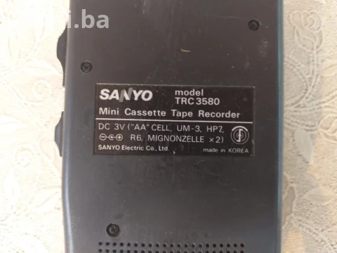 Diktafon snjimac zvuka sanyo trc 3580 7