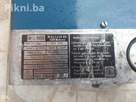 OIDRESS W. KELLER Pumpa Uređaj za Lož Ulje Heizol EL 88W - Ispravno 13