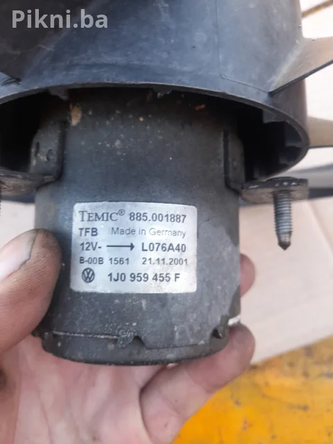 Ventilator turbina hladnjaka wv audi elektro motor elektromotori