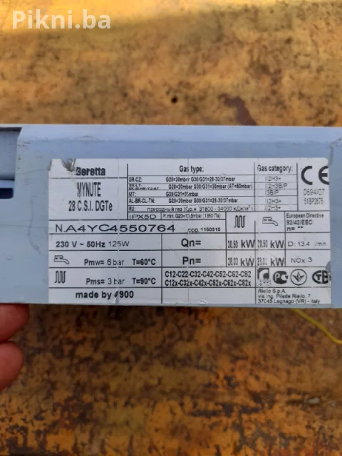 Elektronika od plinskog bojlera za grijanje Beretta