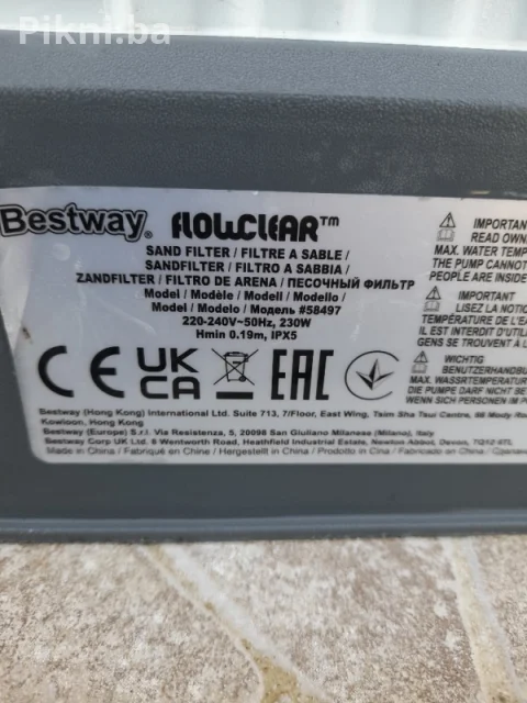 Bestway Flowclear Pumpa za bazen 230W - Model 58497 - NOVIJI MODE 8