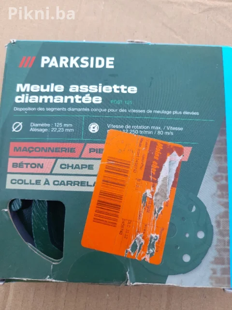Parkside Dijamantska ploča za beton 125mm - NOVO 6