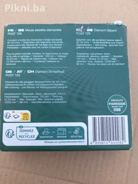 Parkside Dijamantska ploča za beton 125mm - NOVO 4