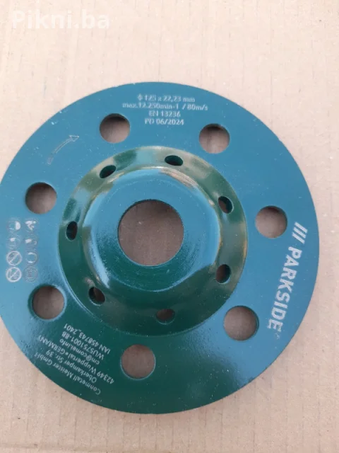 Parkside Dijamantska ploča za beton 125mm - NOVO