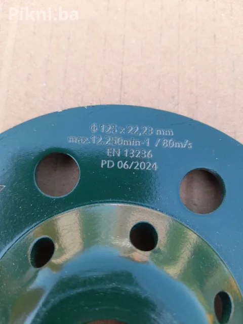 Parkside Dijamantska ploča za beton 125mm - NOVO