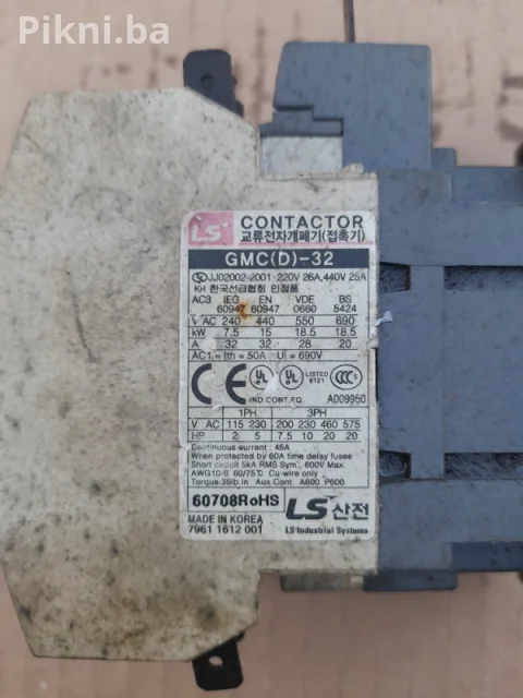 Kontaktor 26A 220v GMC D-32 sklopke prekidaci