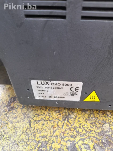 Profesionalni parni čistač LUX pKO 8000 (2000W) - POVOLJNO paročistač 6