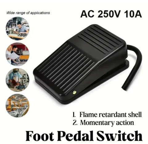 Nožna pedala prekidač TFS-1 (10A/250V) / NOVO