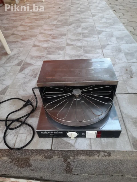 ROTO ROSTER IKON Retro Rotacioni Toster Gril Švicarski inox roštilj