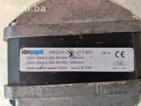 Elektro motor elektromotori 220v 1550 obrtaja 6