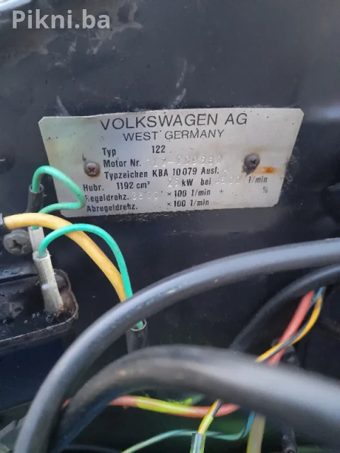 PROFESIONALNA VATROGASNA PUMPA ROSENBAUER - VW Buba Motor 6