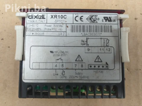 Digitalni termostat Dixell XR10C - 230V - Za Hladnjače/Vitrine 5