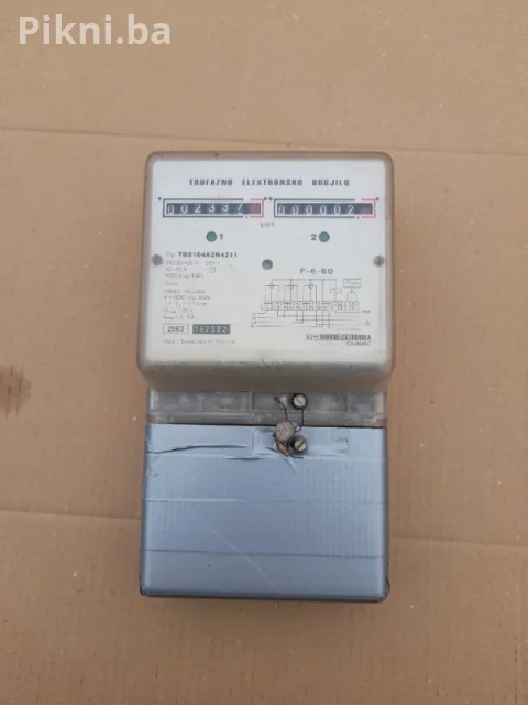 Trofazno Elektronsko Brojilo MIKELEKTRONIKA ČAJAVEC -