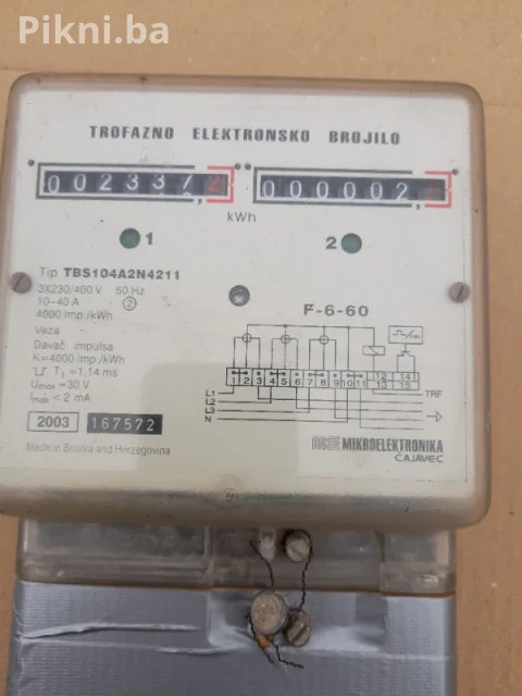 Trofazno Elektronsko Brojilo MIKELEKTRONIKA ČAJAVEC - 5
