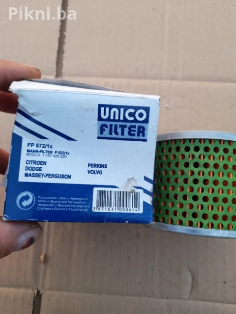NOVO! Fini filter Goriva FP 872/1x za Traktor IMT 533 (UNICO FILT 6