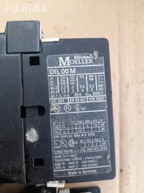 Sklopke / Kontaktori Klockner Moeller 20A 220V (4kW) 4