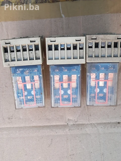 Industrijski Releji FINDER i SCHRACK sa Podnožjem (230V AC) 4