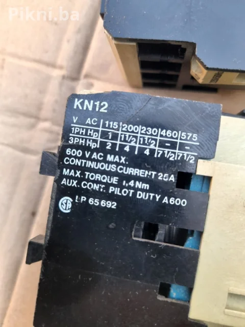 Iskra Sklopke / Kontaktori KN12 - 25A 220V (5.5kW) prekidači 5